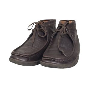 Roots Windsor Leather Moc Toe Lace-up Chukka Men's Ankle Boot Size 9